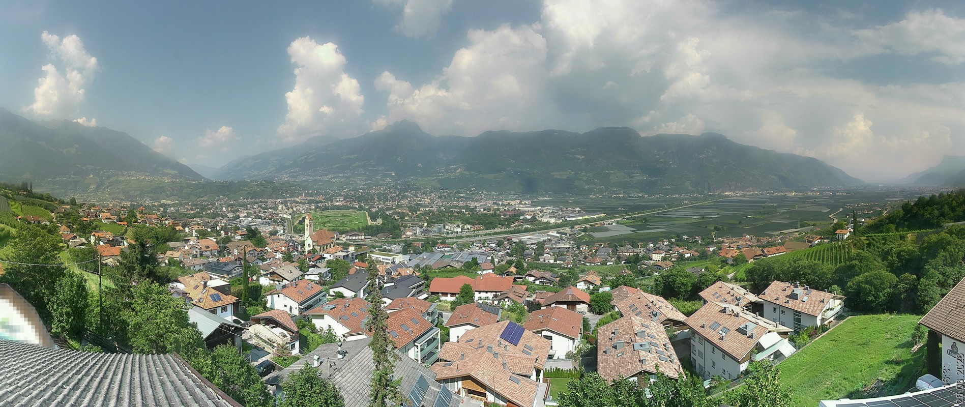 Archiv Foto Webcam Marling - Panorama