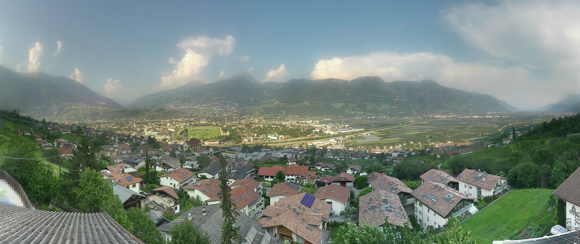 Archiv Foto Webcam Marling - Panorama