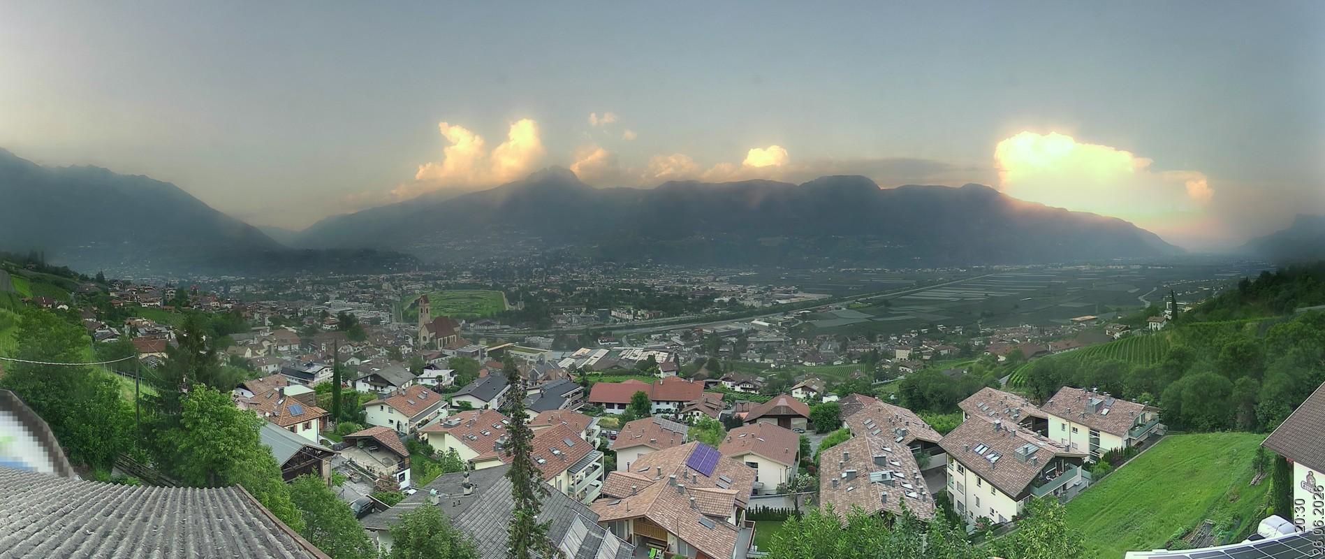 Archiv Foto Webcam Marling - Panorama