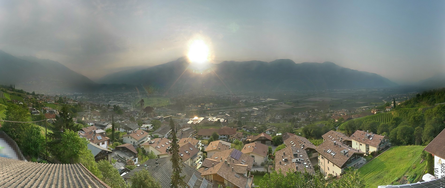 Archiv Foto Webcam Marling - Panorama