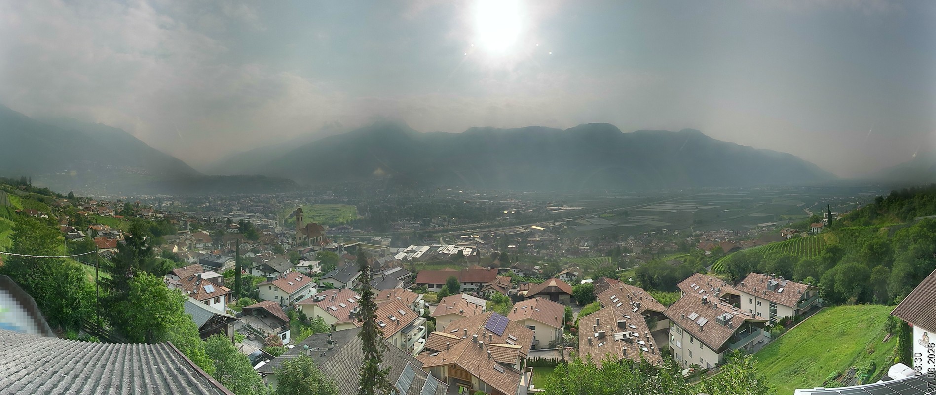 Archiv Foto Webcam Marling - Panorama