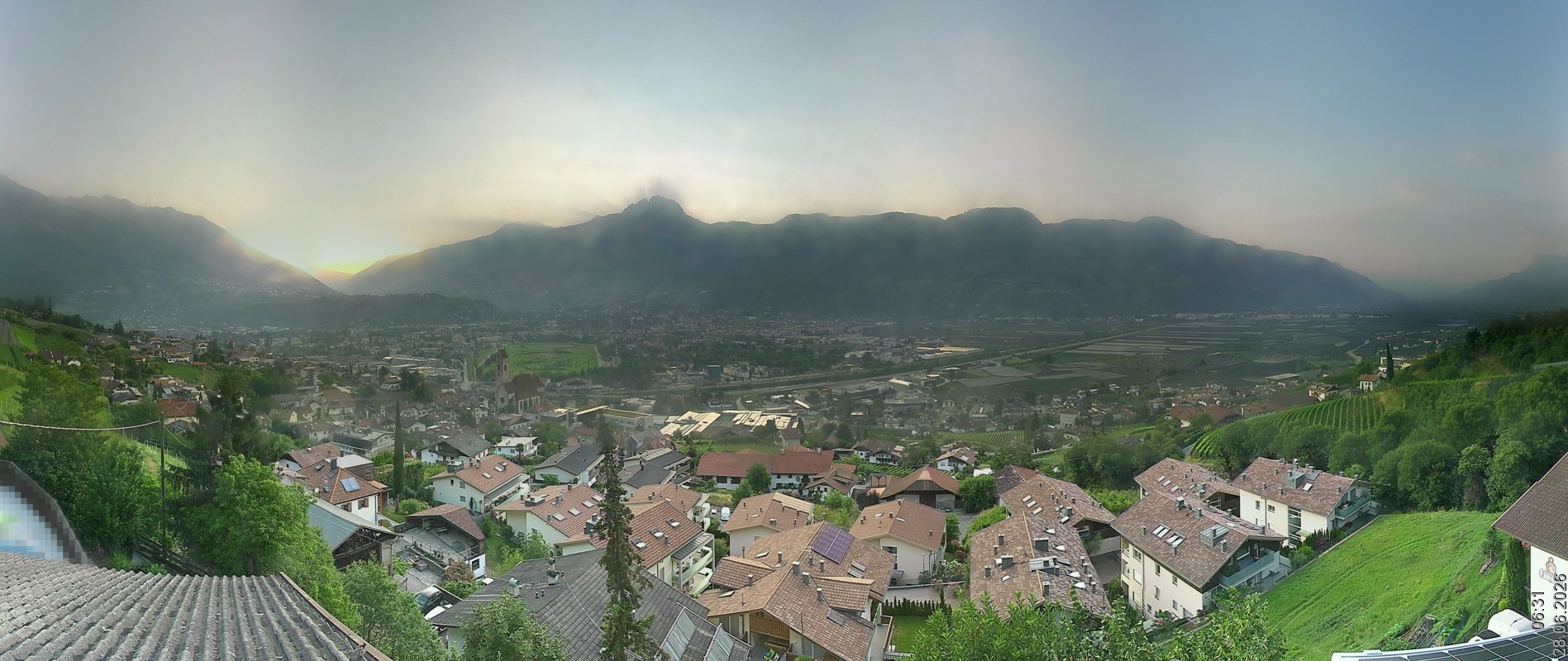 Archiv Foto Webcam Marling - Panorama