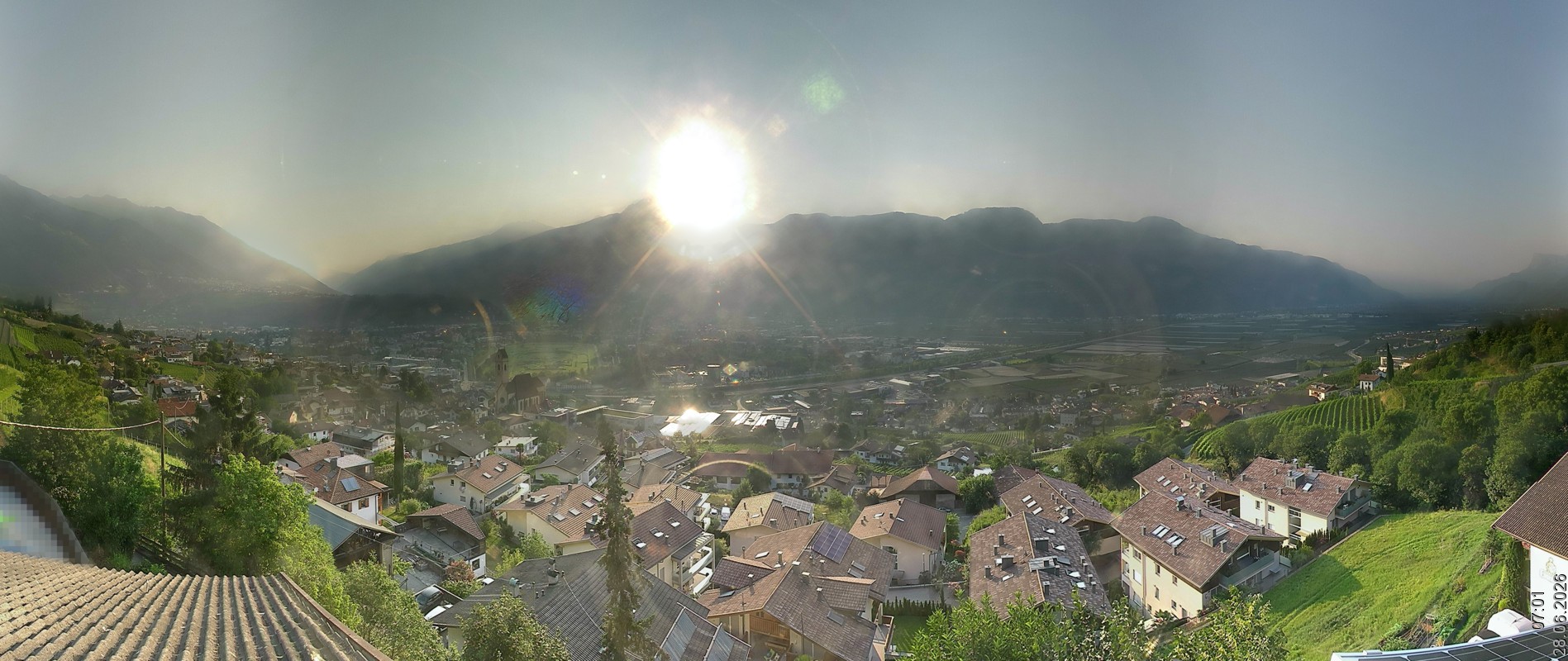 Archiv Foto Webcam Marling - Panorama