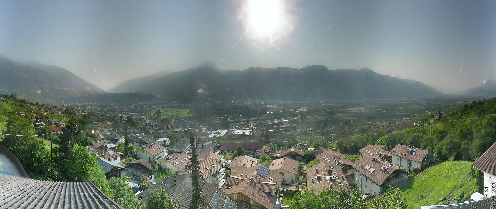Archiv Foto Webcam Marling - Panorama