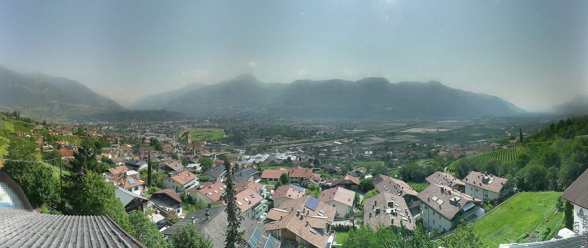 Archiv Foto Webcam Marling - Panorama