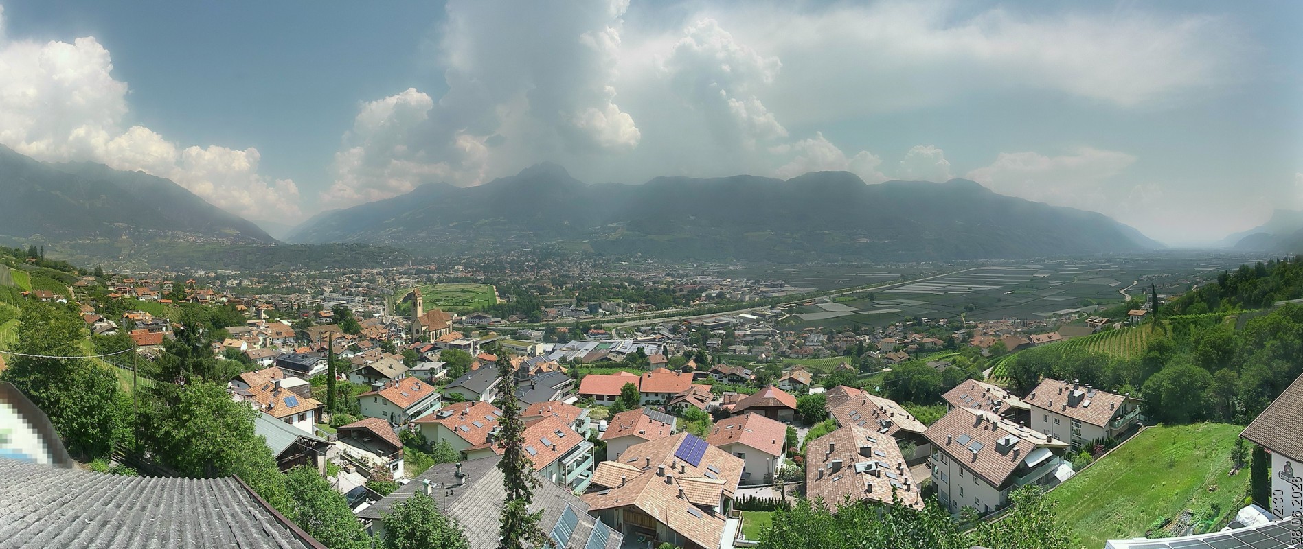 Archiv Foto Webcam Marling - Panorama