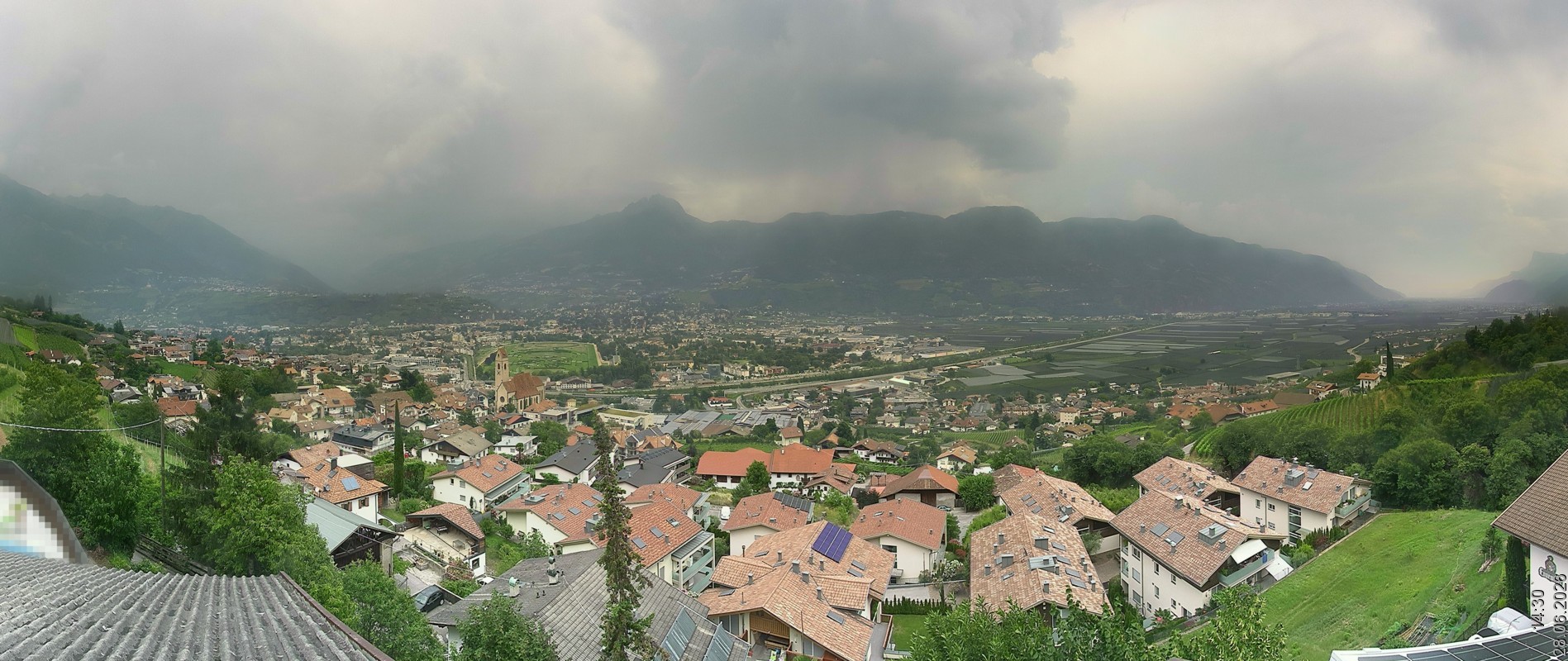 Archiv Foto Webcam Marling - Panorama