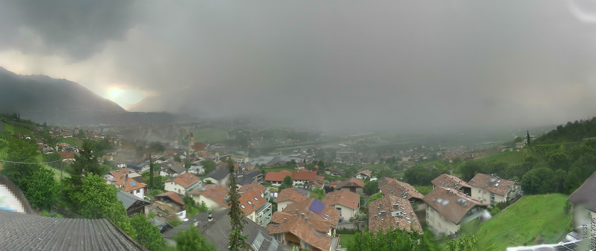 Archiv Foto Webcam Marling - Panorama
