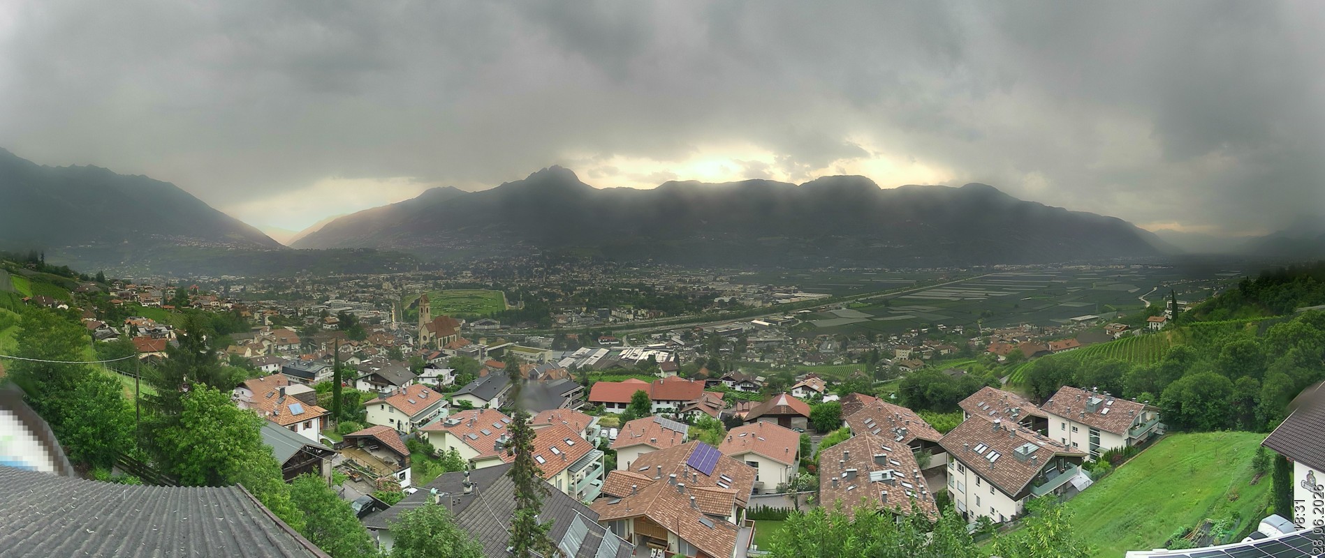 Archiv Foto Webcam Marling - Panorama