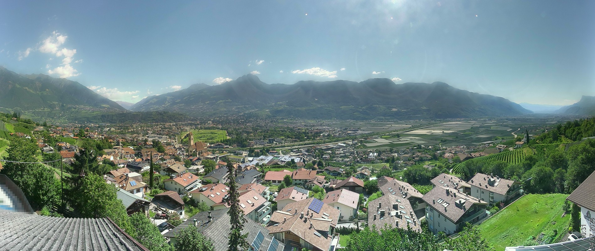 Archived image Webcam Marling - South Tyrol