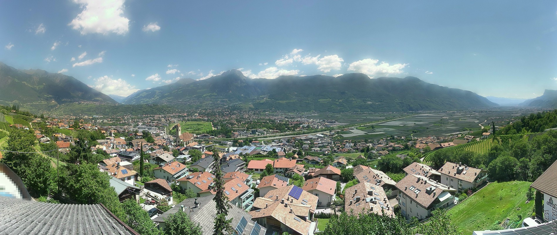 Archived image Webcam Marling - South Tyrol