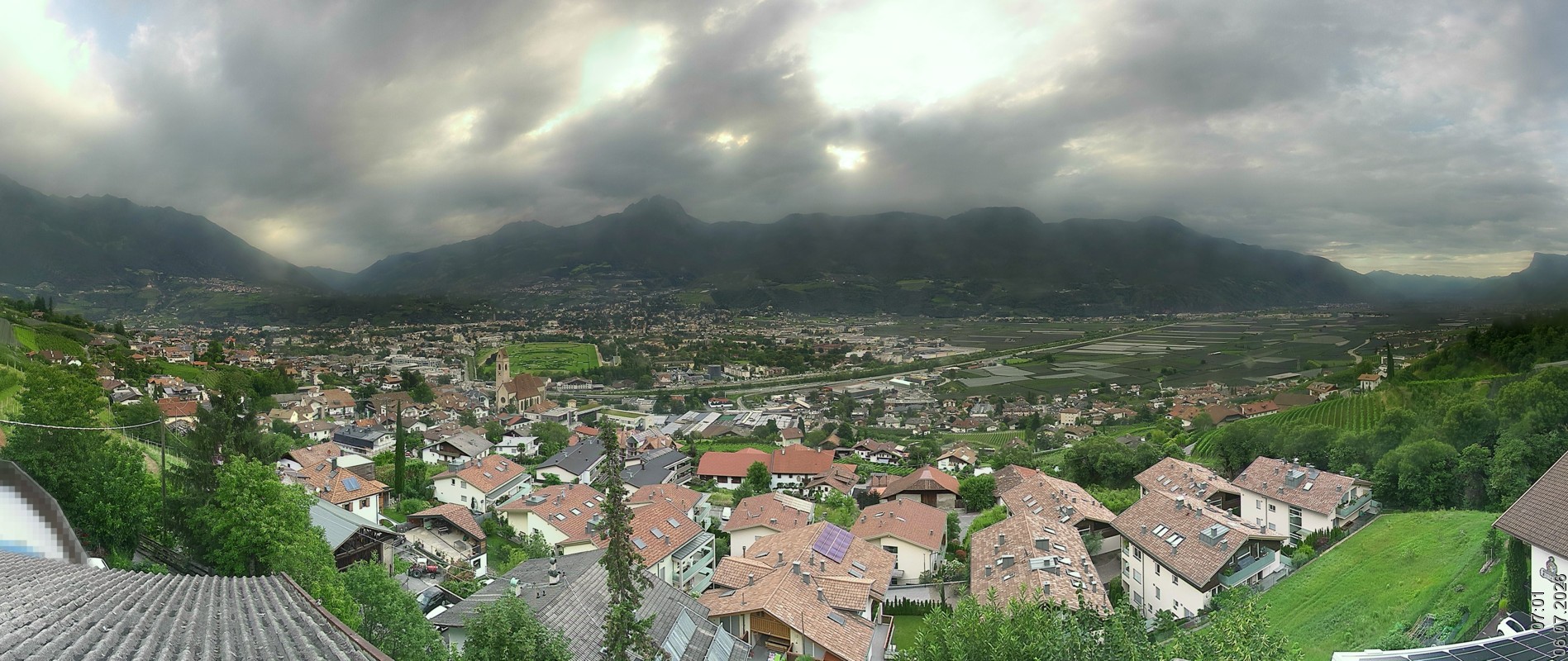 Archiv Foto Webcam Marling - Panorama