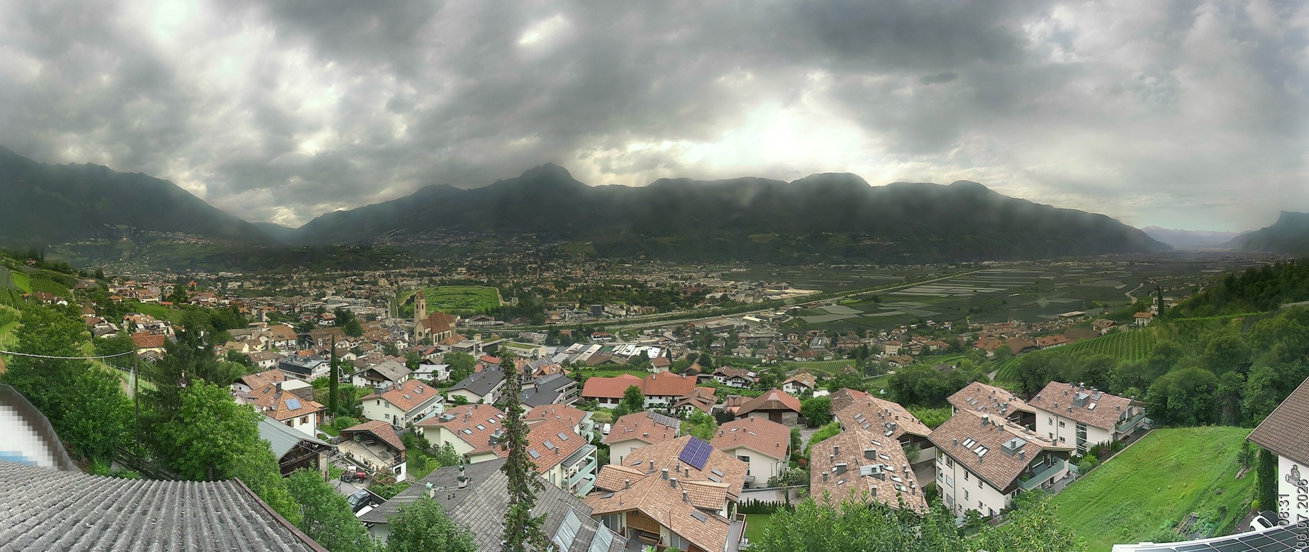 Archiv Foto Webcam Marling - Panorama