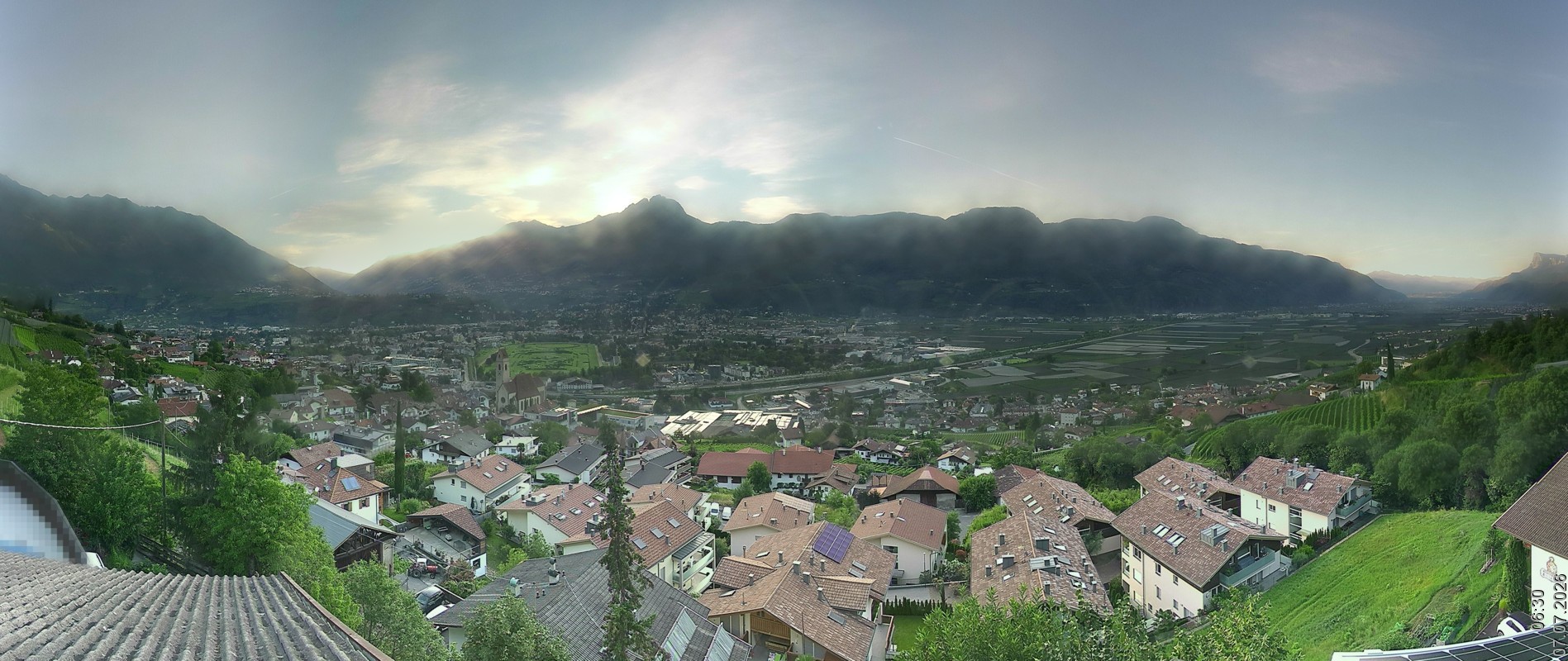 Archiv Foto Webcam Marling - Panorama