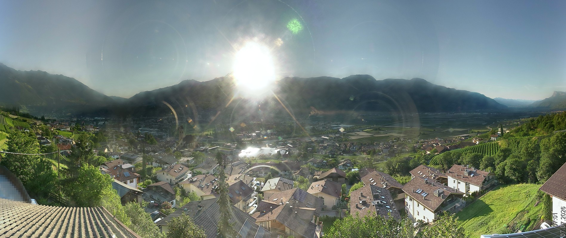 Archiv Foto Webcam Marling - Panorama