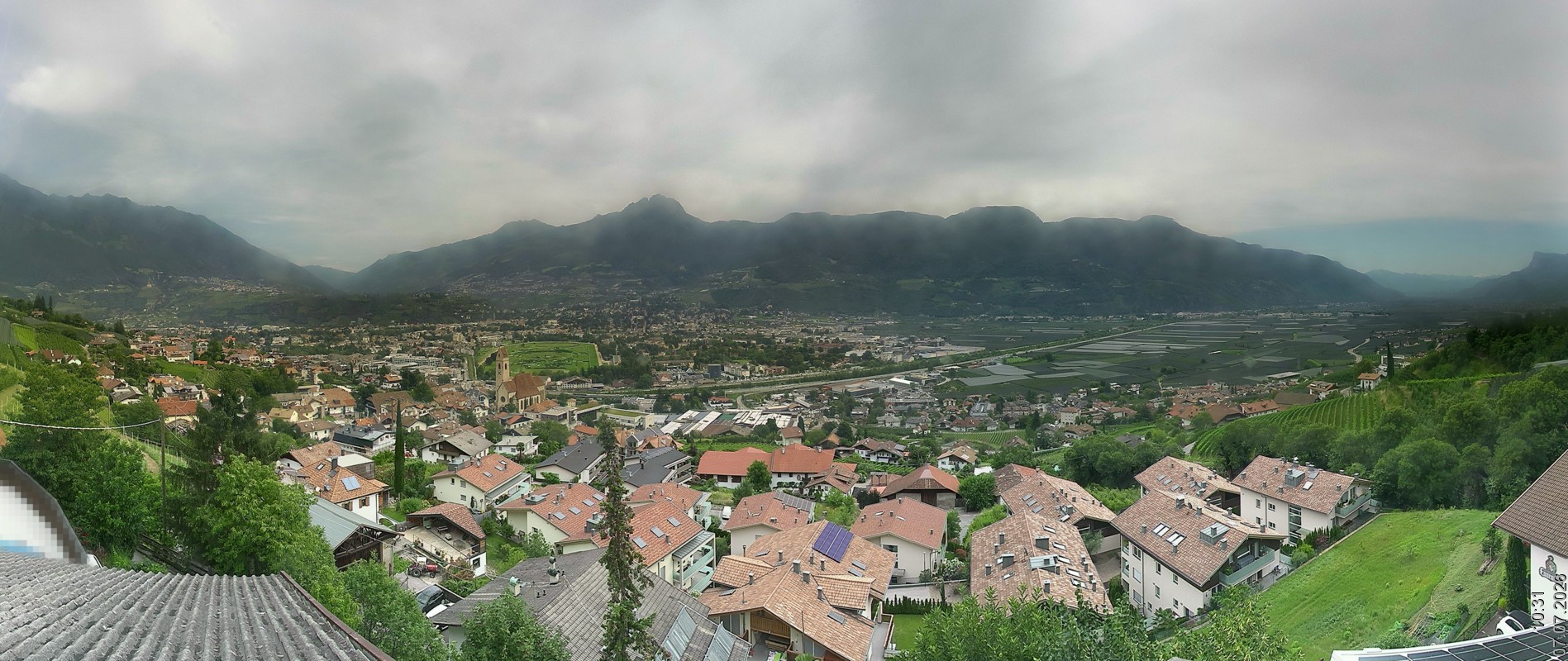 Archiv Foto Webcam Marling - Panorama