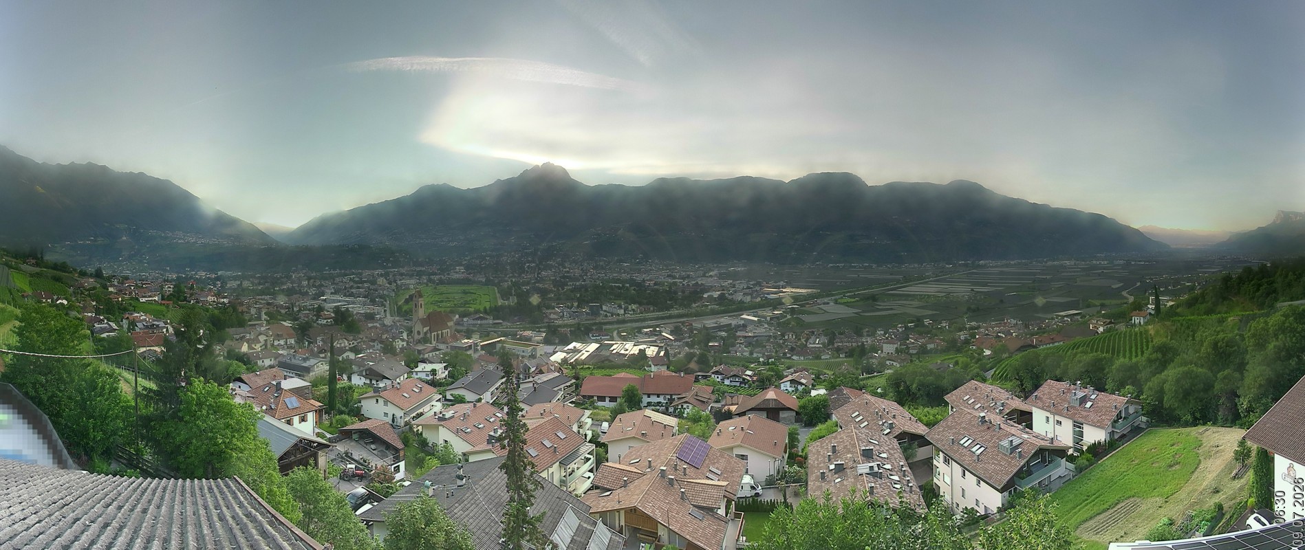 Archiv Foto Webcam Marling - Panorama
