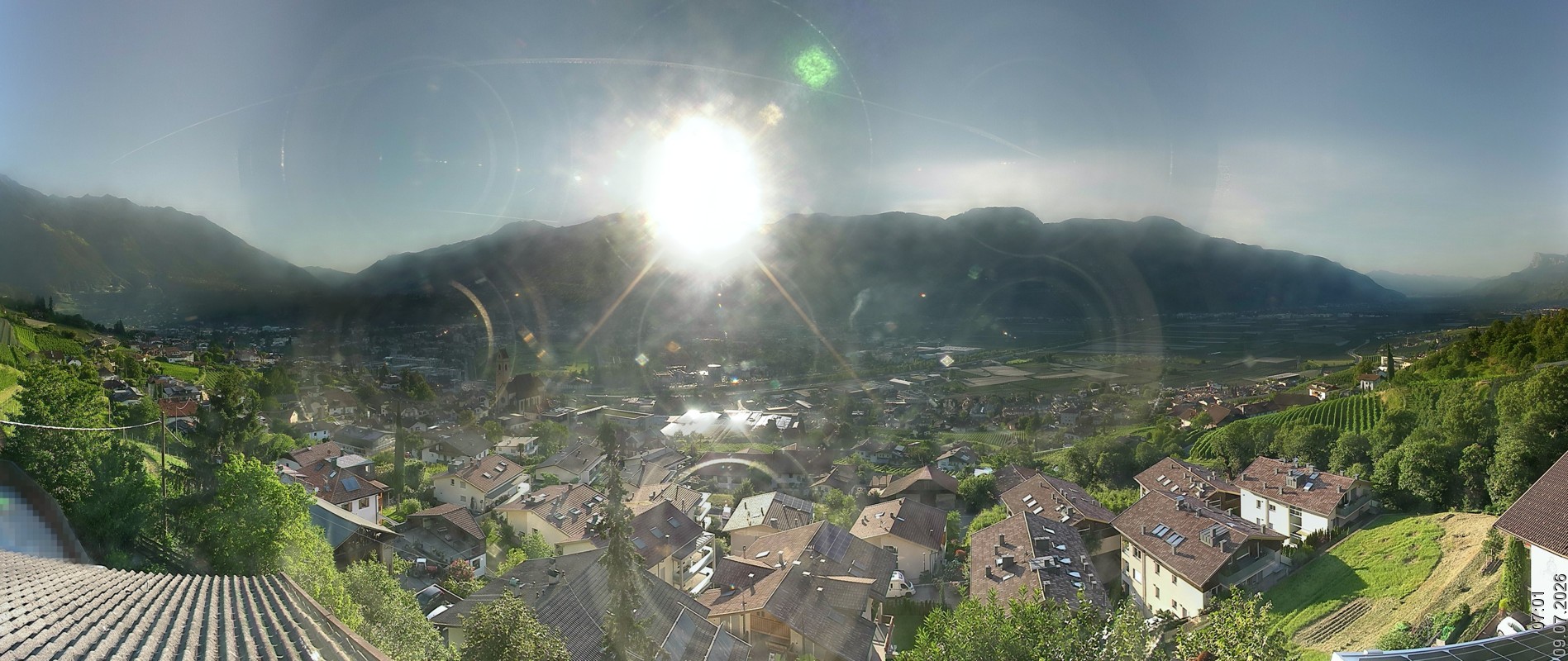 Archiv Foto Webcam Marling - Panorama