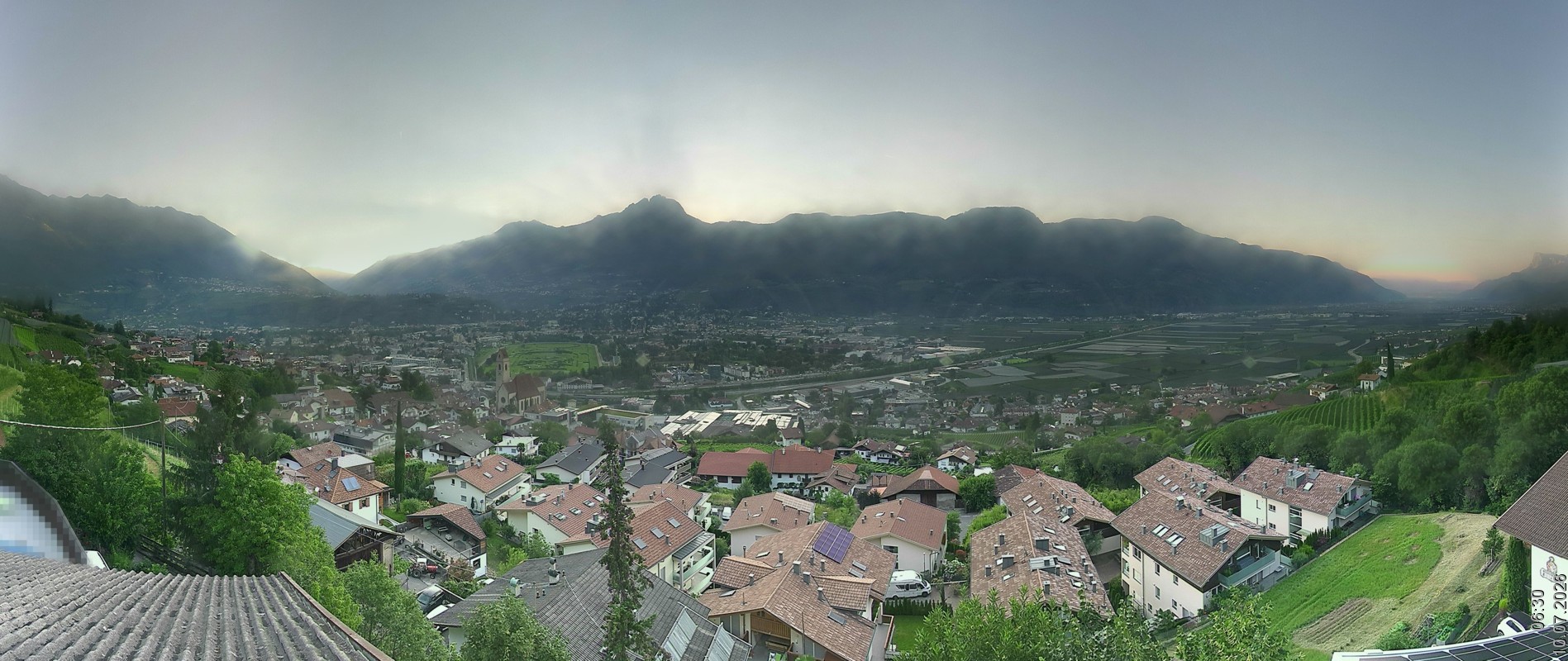 Archiv Foto Webcam Marling - Panorama