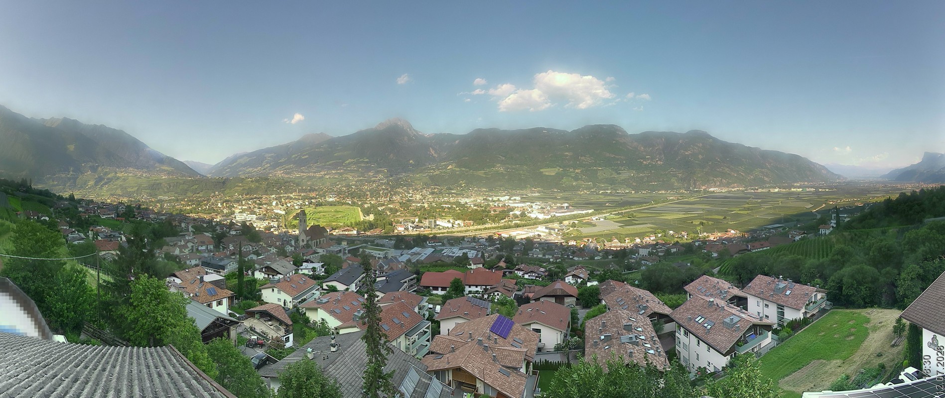 Archiv Foto Webcam Marling - Panorama