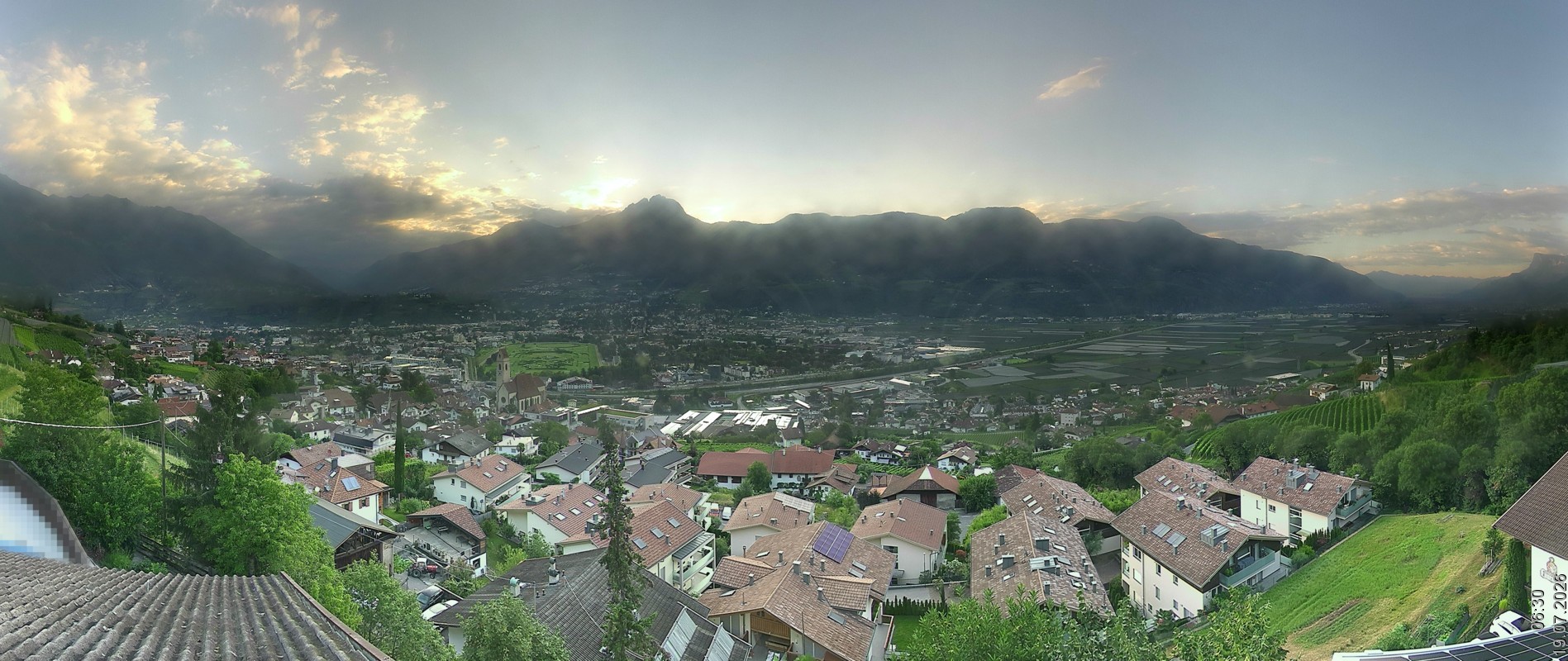 Archived image Webcam Marling - South Tyrol