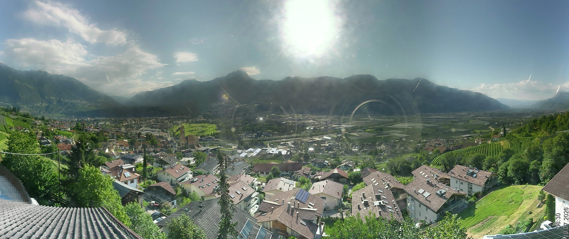 Archived image Webcam Marling - South Tyrol