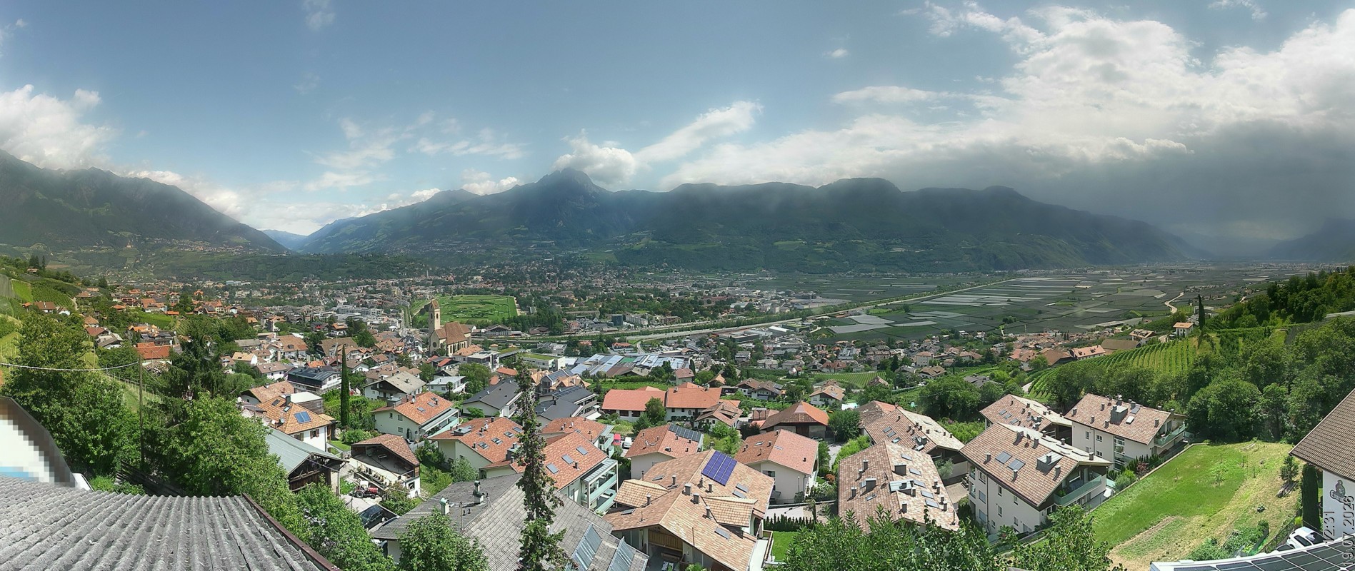 Archived image Webcam Marling - South Tyrol