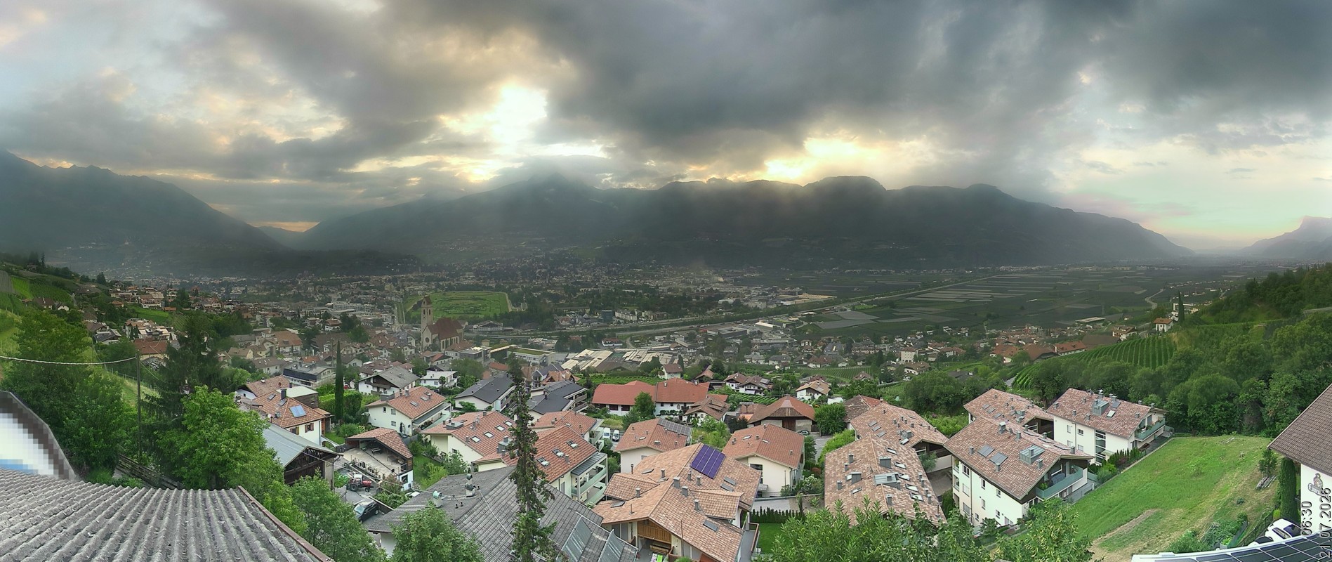 Archiv Foto Webcam Marling - Panorama