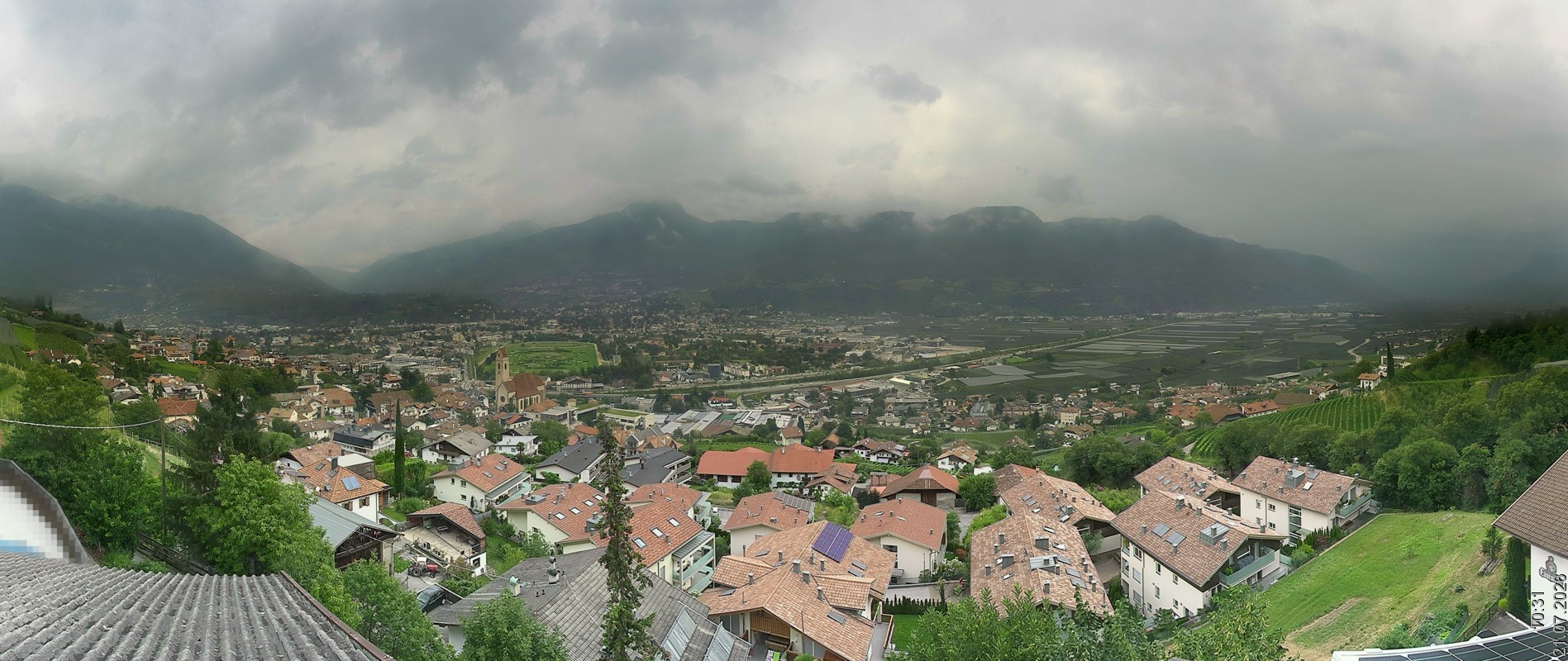 Archiv Foto Webcam Marling - Panorama