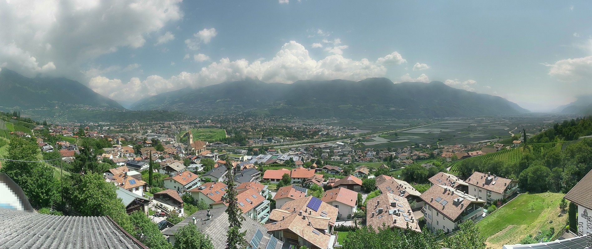 Archiv Foto Webcam Marling - Panorama
