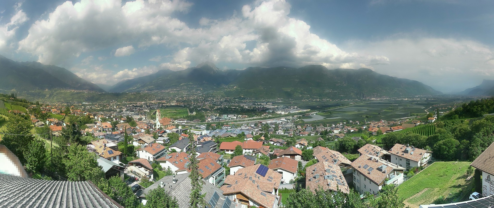 Archiv Foto Webcam Marling - Panorama