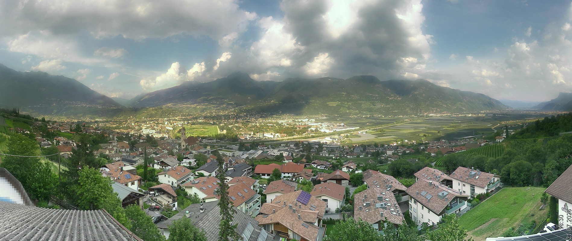 Archiv Foto Webcam Marling - Panorama