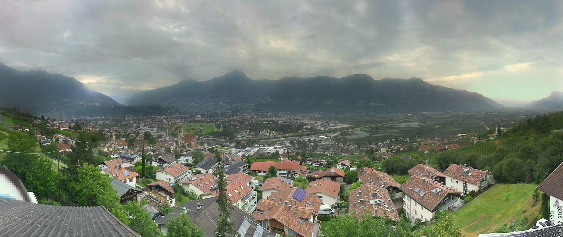 Archiv Foto Webcam Marling - Panorama