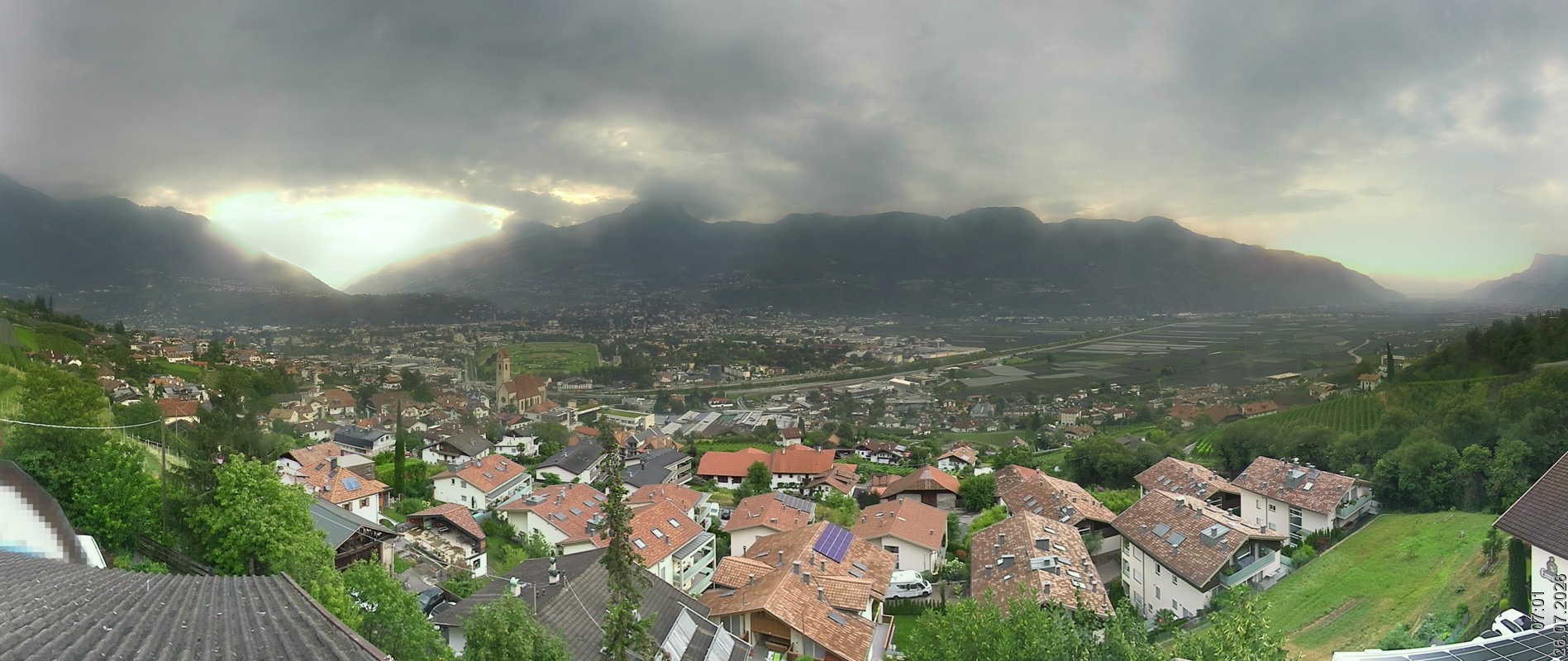 Archiv Foto Webcam Marling - Panorama