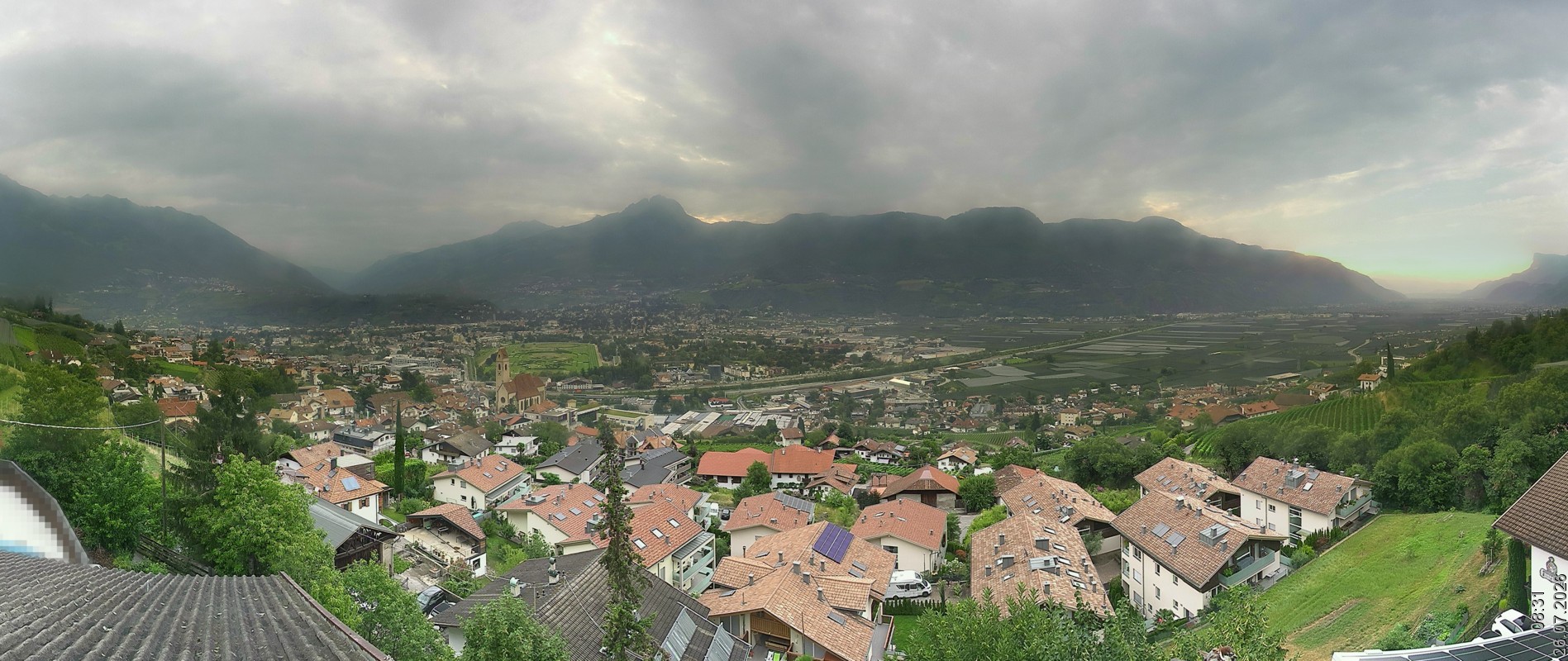 Archiv Foto Webcam Marling - Panorama