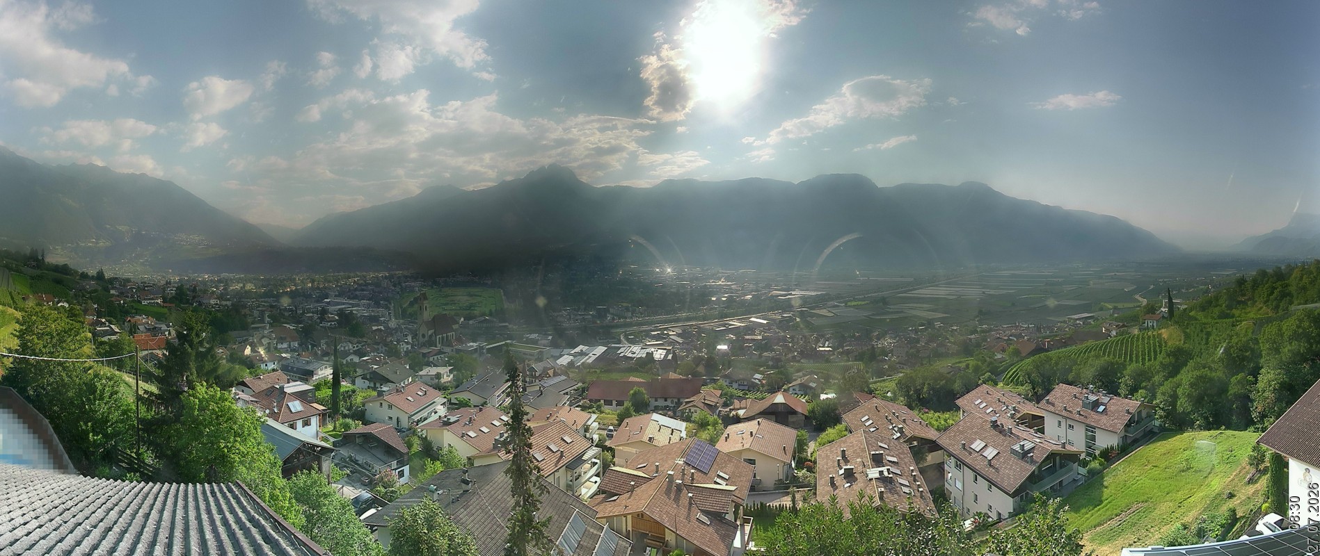 Archiv Foto Webcam Marling - Panorama