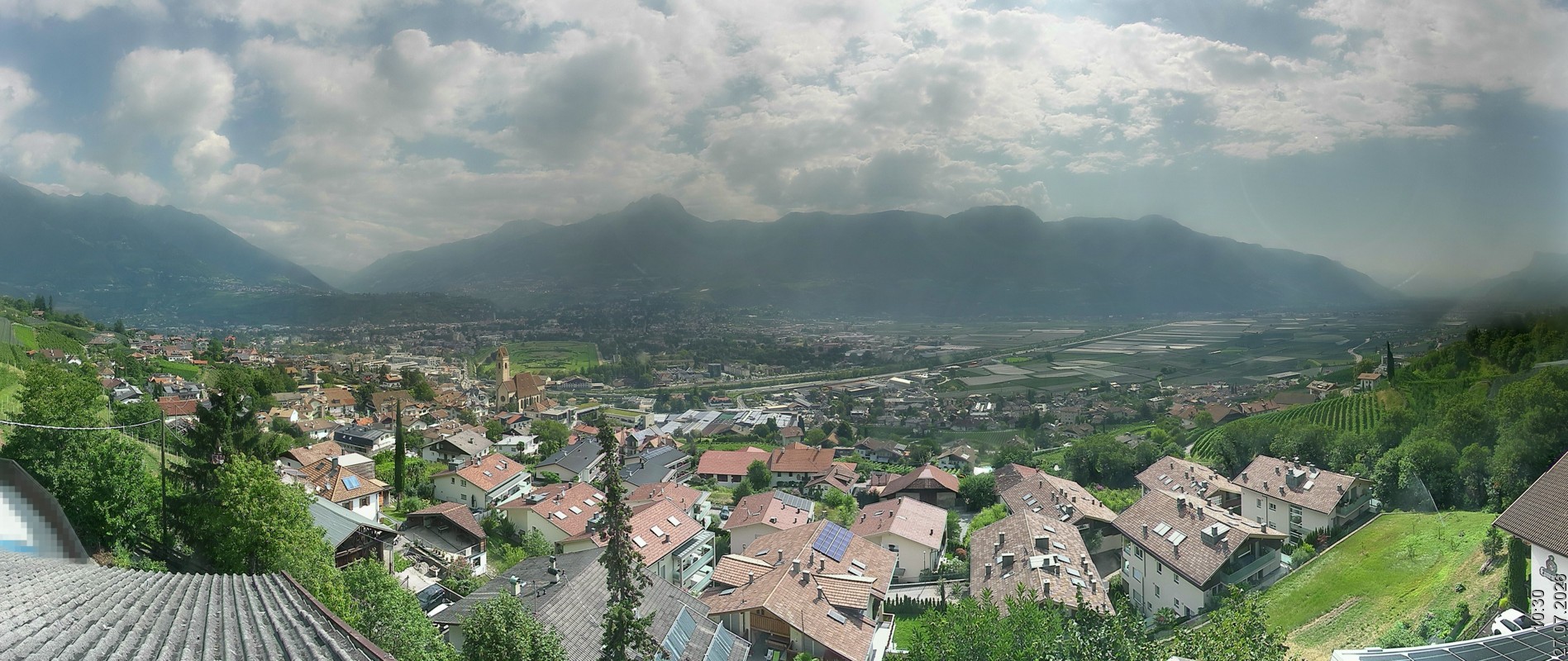Archiv Foto Webcam Marling - Panorama