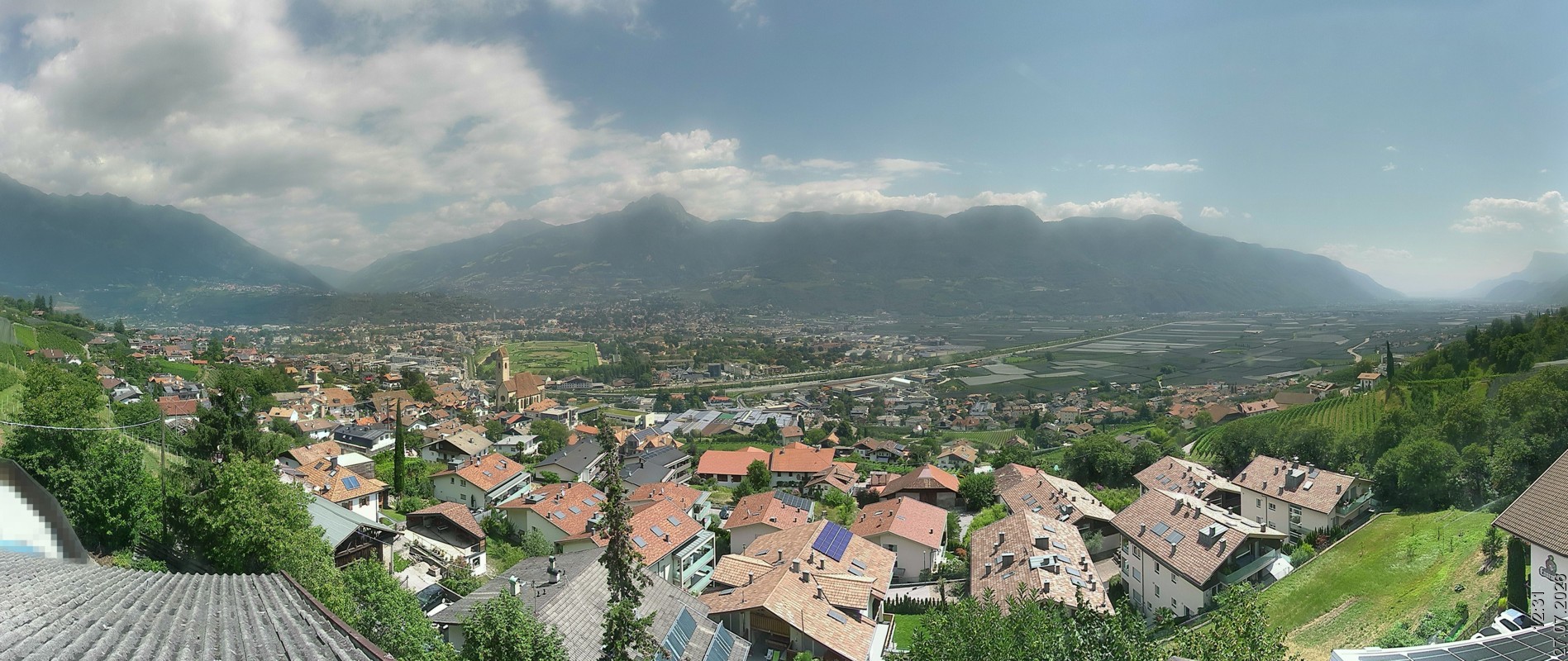 Archiv Foto Webcam Marling - Panorama