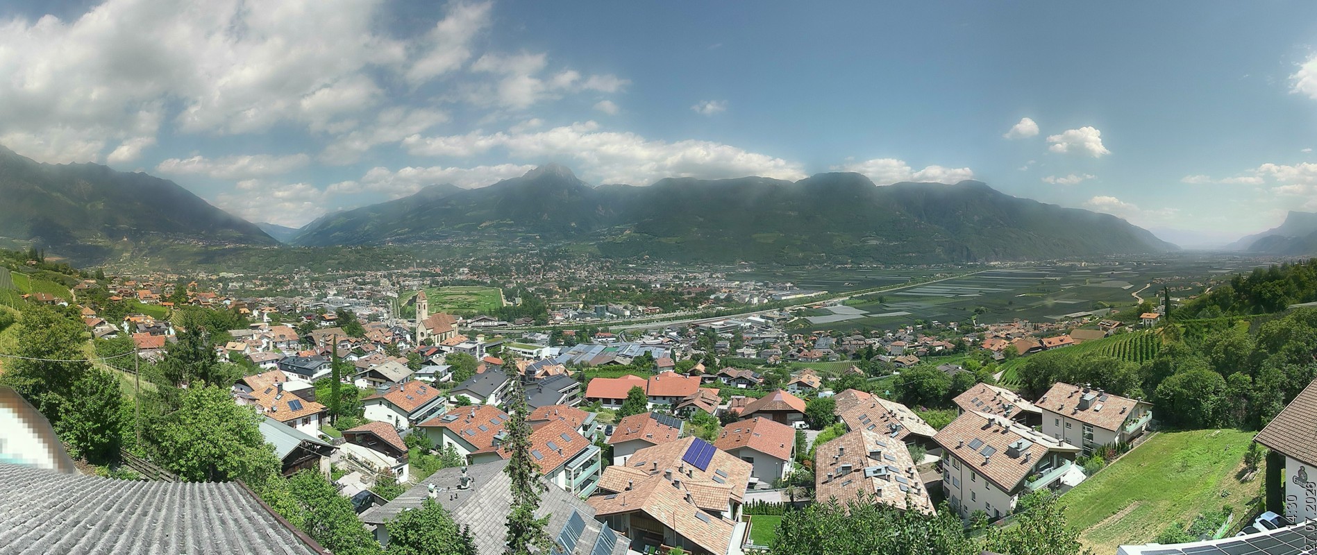 Archiv Foto Webcam Marling - Panorama