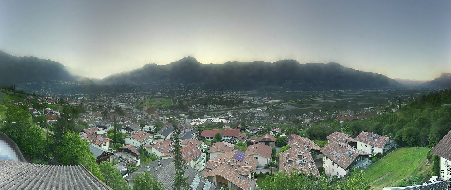 Archiv Foto Webcam Marling - Panorama