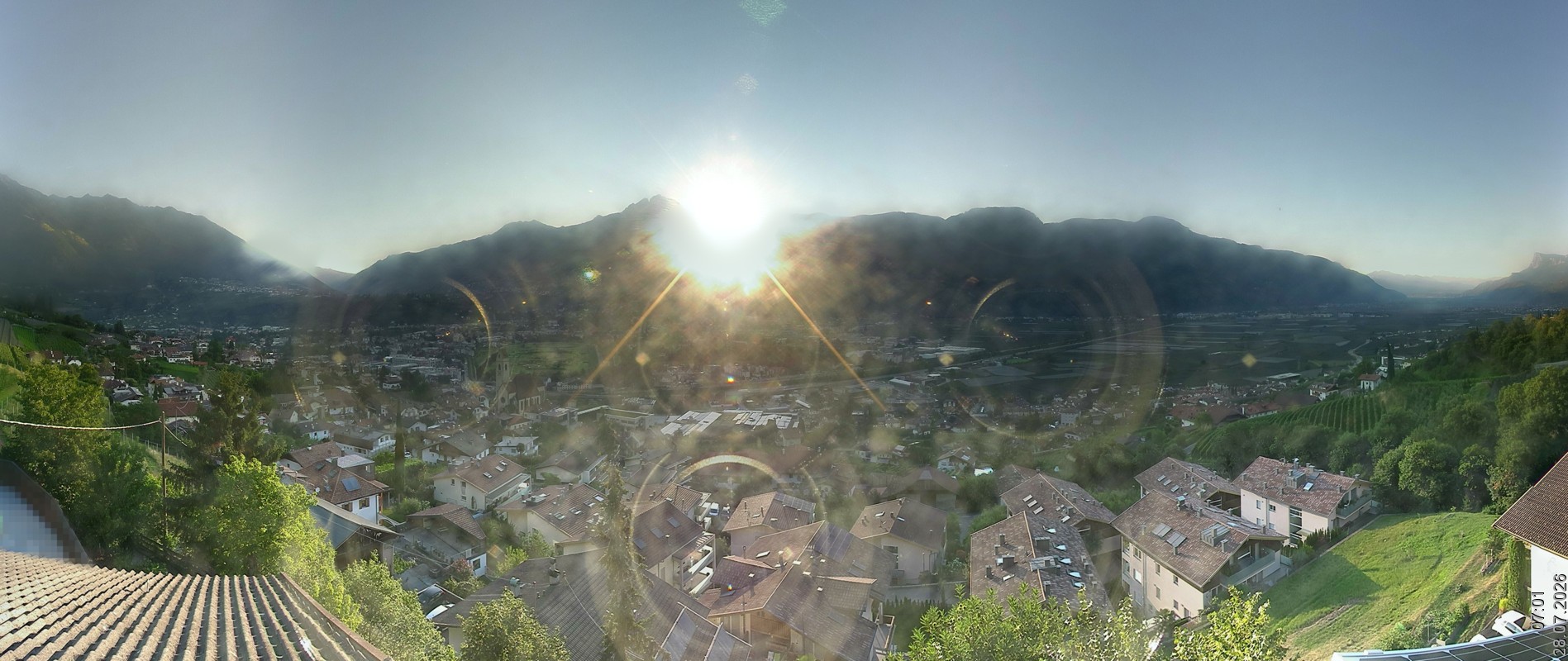 Archiv Foto Webcam Marling - Panorama