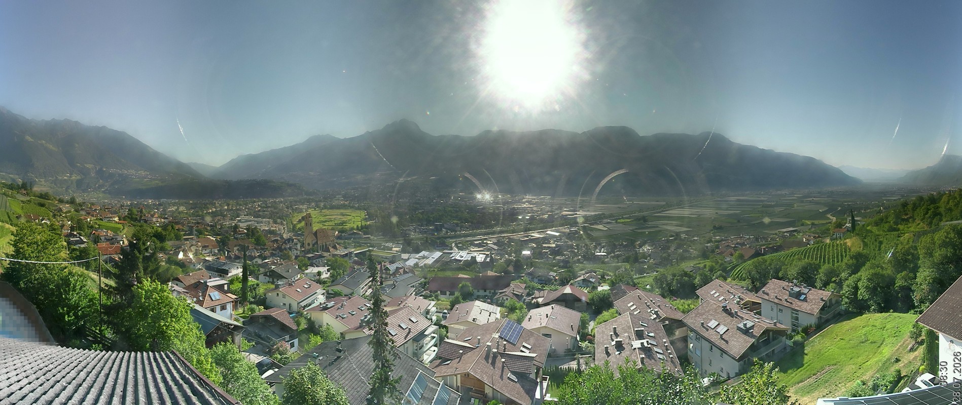 Archiv Foto Webcam Marling - Panorama