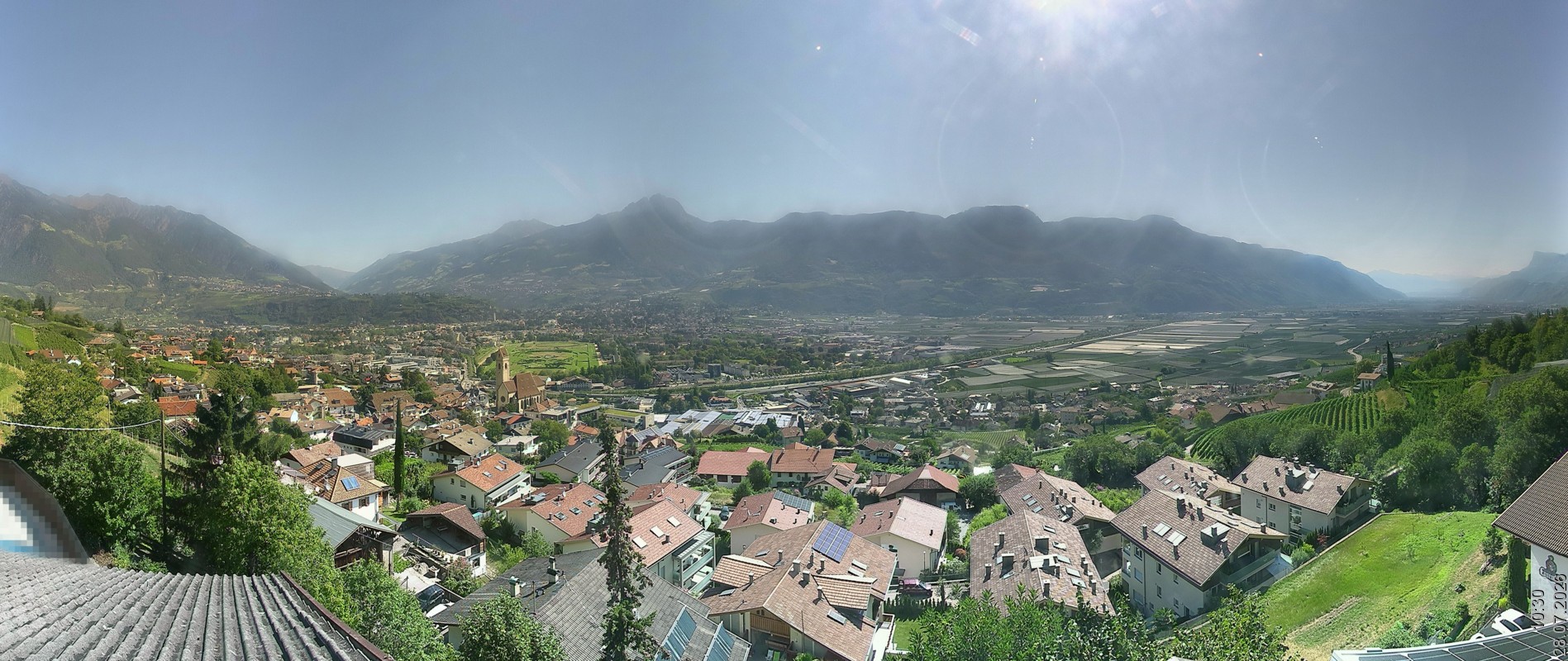 Archiv Foto Webcam Marling - Panorama