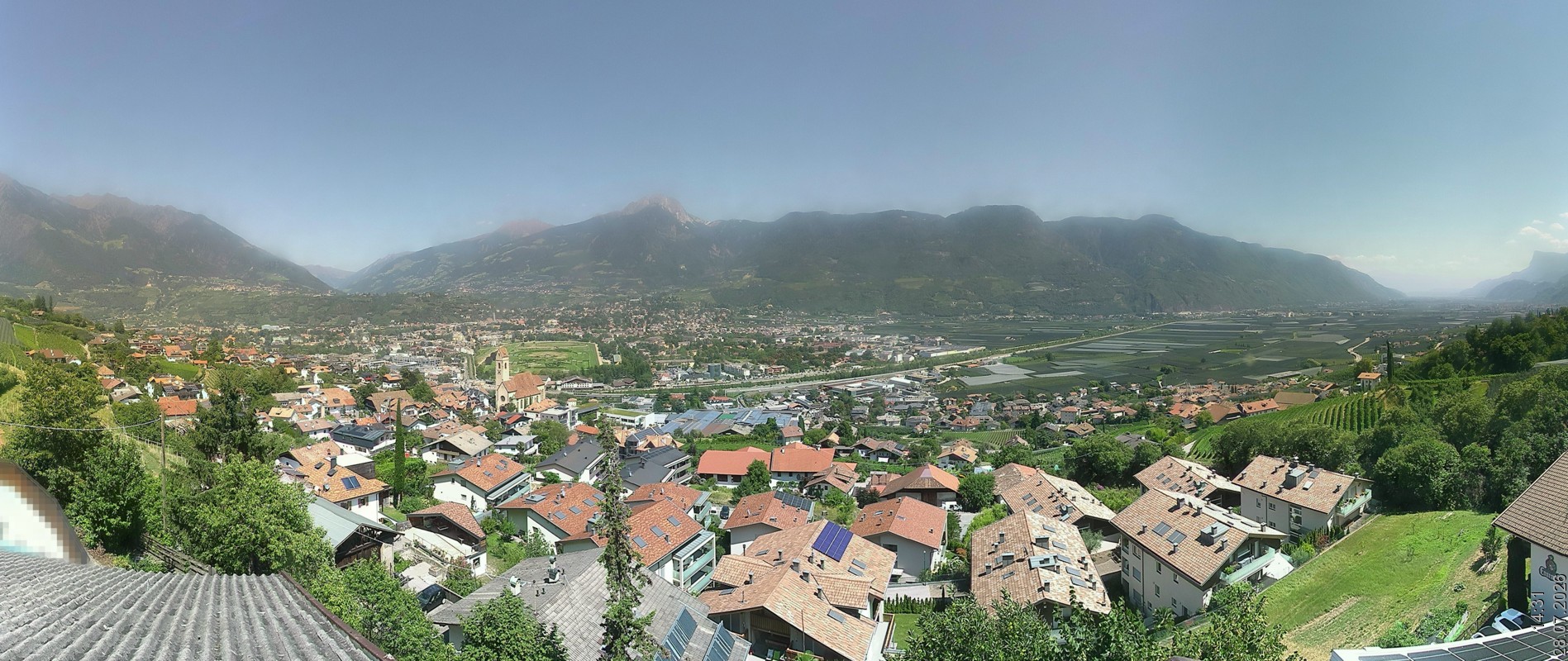 Archiv Foto Webcam Marling - Panorama