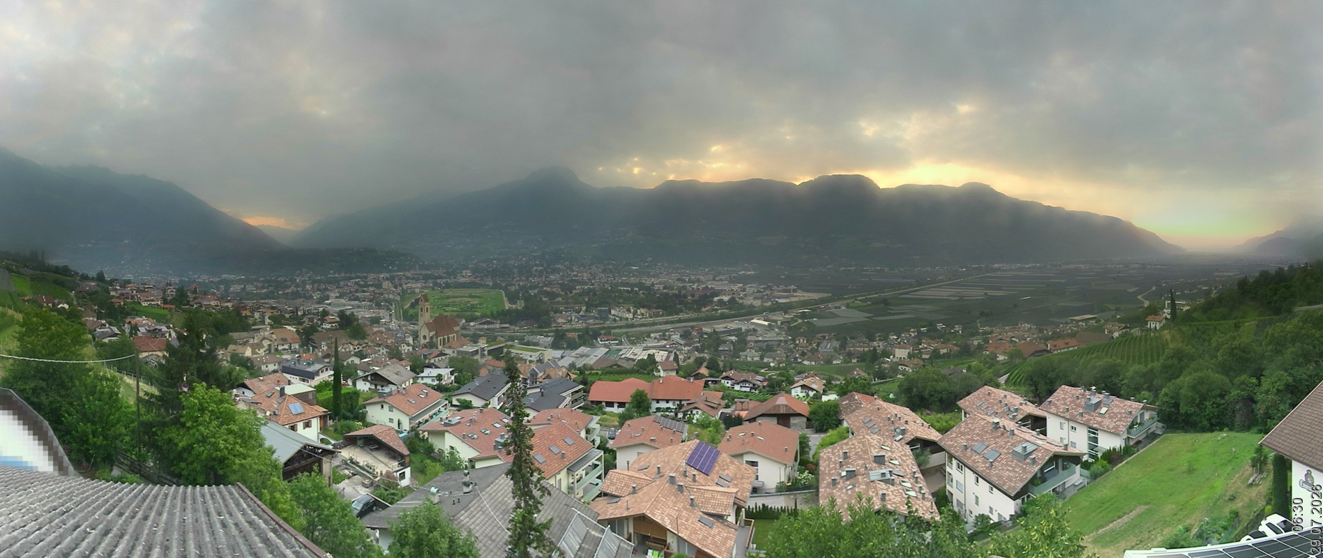 Archiv Foto Webcam Marling - Panorama