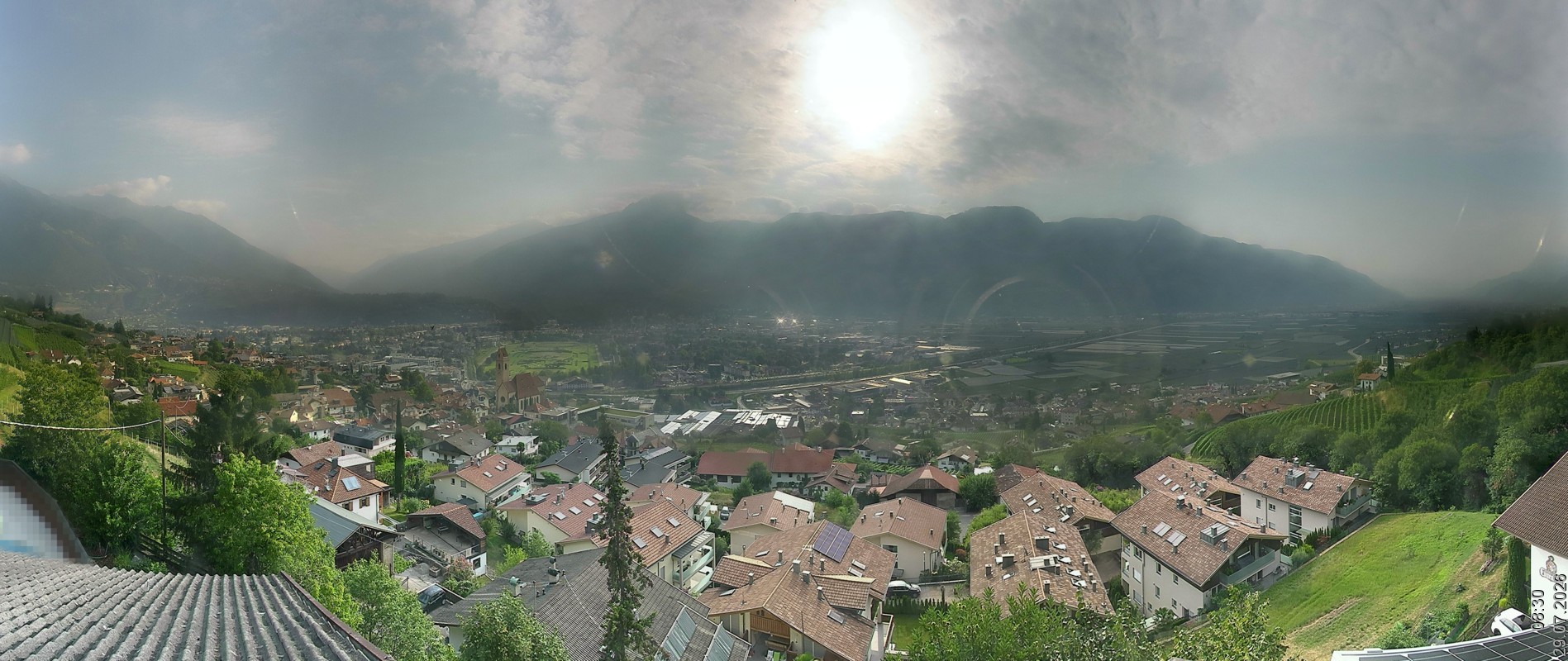 Archiv Foto Webcam Marling - Panorama