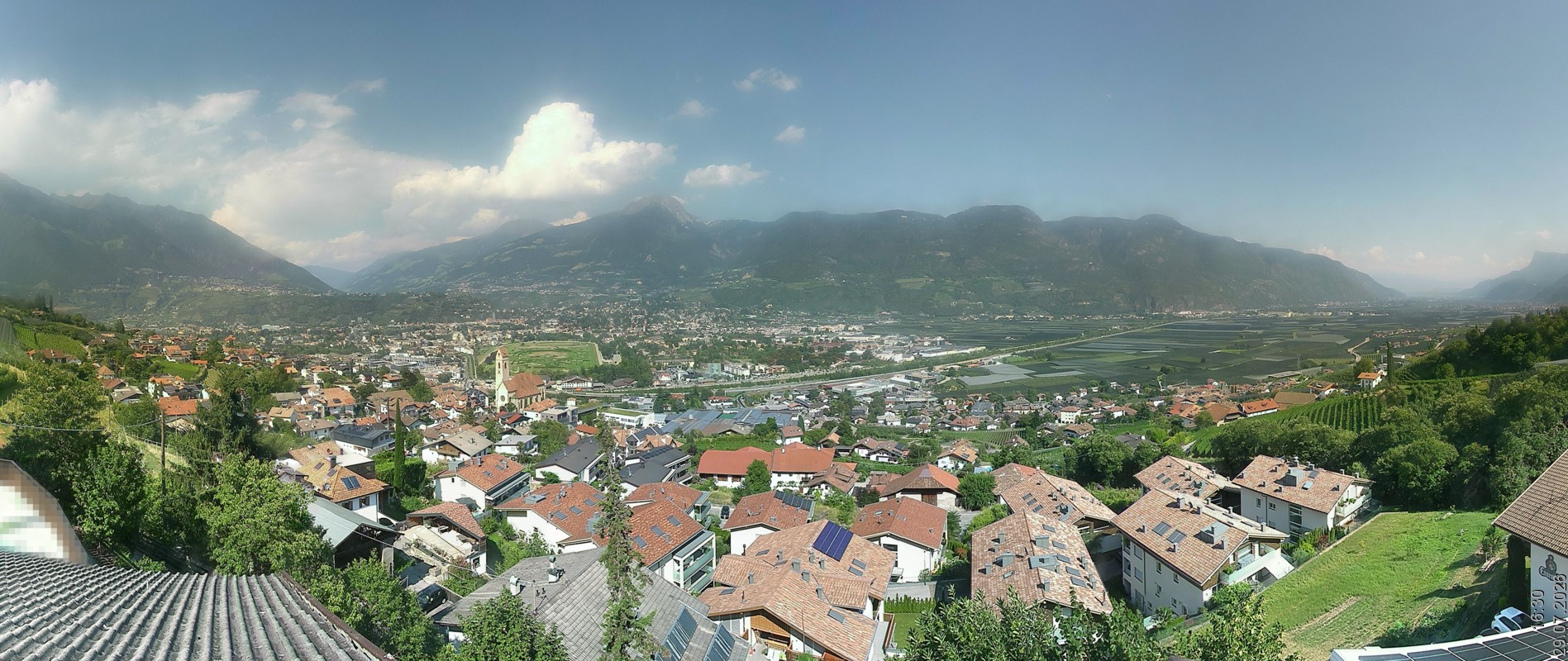 Archived image Webcam Marling - South Tyrol