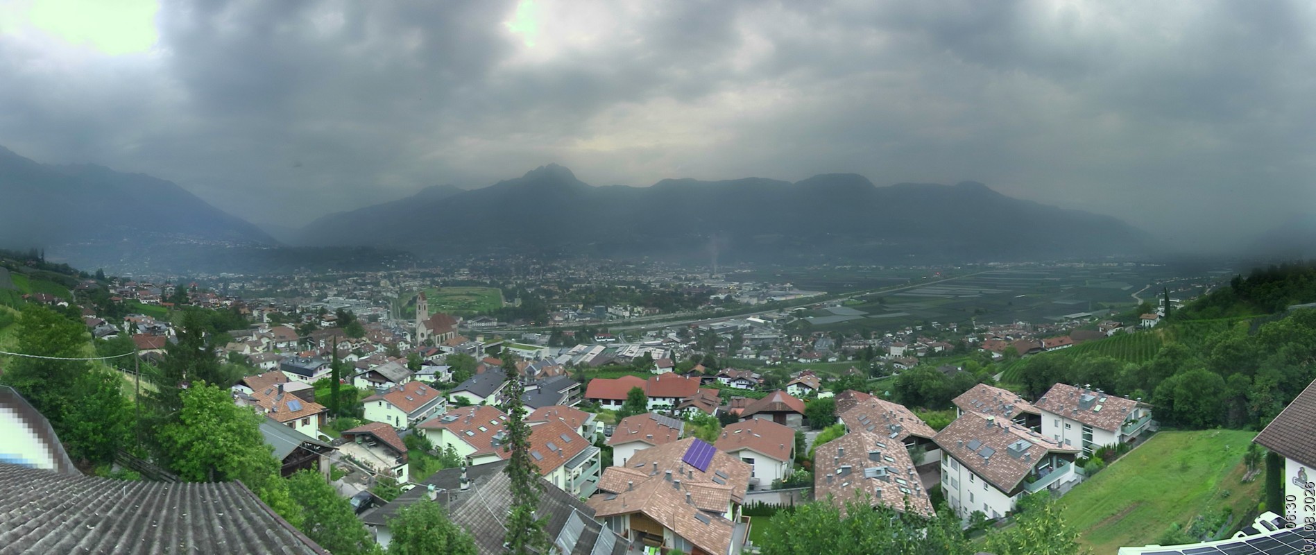 Archiv Foto Webcam Marling - Panorama
