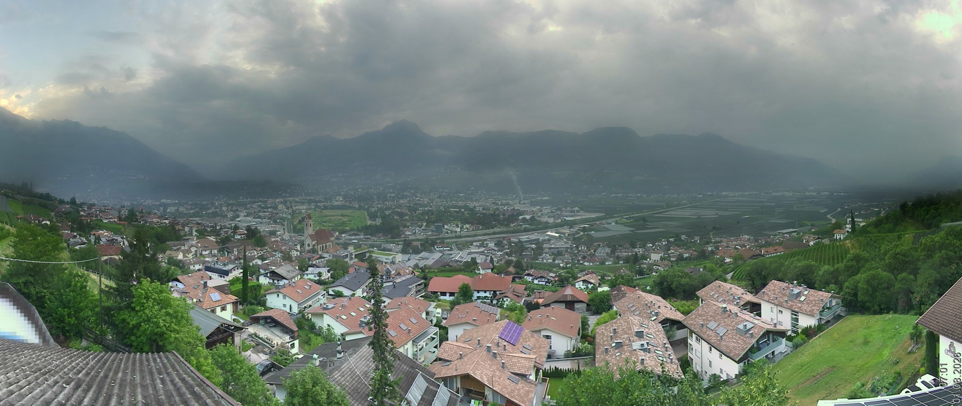 Archiv Foto Webcam Marling - Panorama