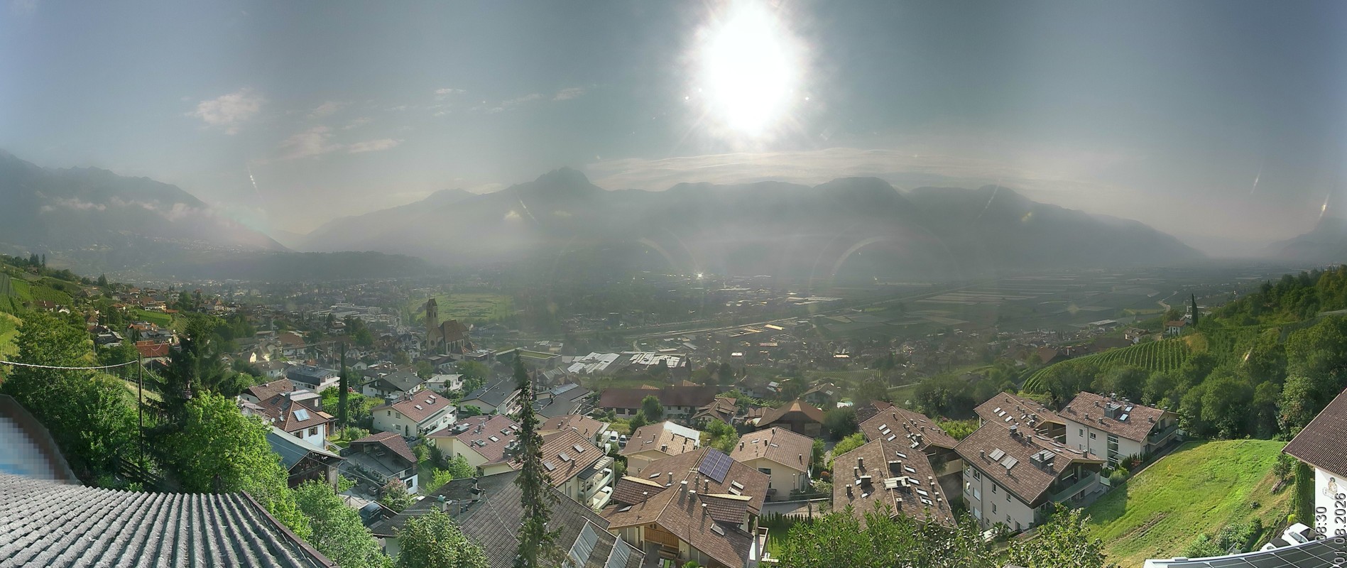 Archiv Foto Webcam Marling - Panorama